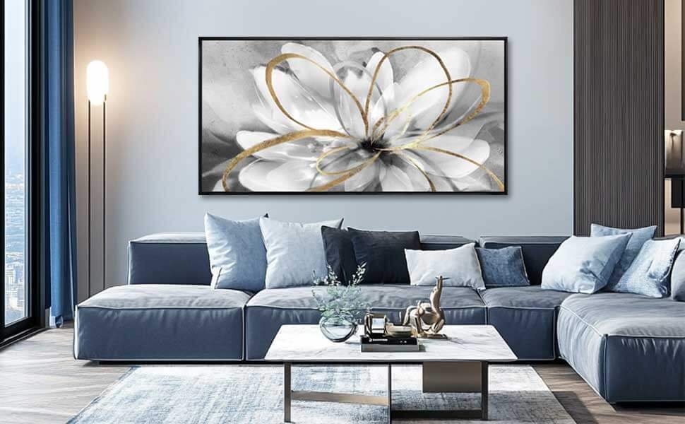 white canvas art