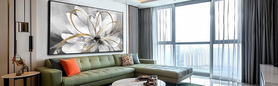 flower wall canvas