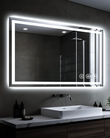 bathroom mirror